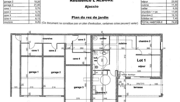 PLAN REZ DE JARDIN